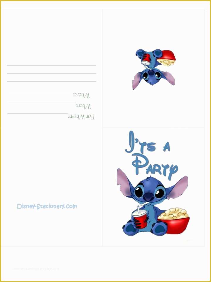 Free Lilo and Stitch Invitation Template Of 22 Best Lua Images On Pinterest