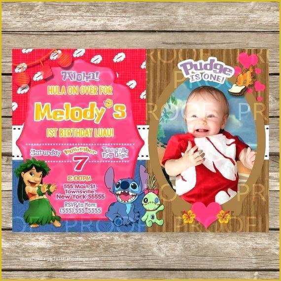 Free Lilo and Stitch Invitation Template Of Lilo and Stitch Invitations Skyedesigns Free Invitation