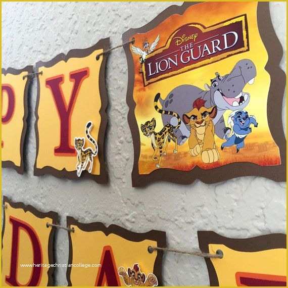 Free Lion Guard Invitation Template Of Lion Guard Birthday Banner Lion Guard Birthday Party