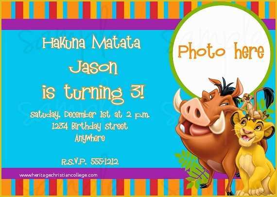 Free Lion Guard Invitation Template Of Lion King Birthday Party Invitation Ideas – Bagvania Free