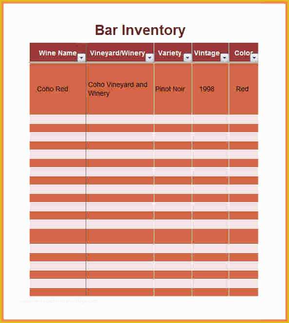 Free Liquor Inventory Spreadsheet Template Of 8 Free Liquor Inventory Spreadsheet