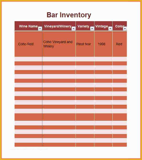 Free Liquor Inventory Spreadsheet Template Of 8 Free Liquor Inventory Spreadsheet