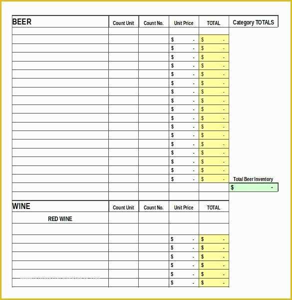 Free Liquor Inventory Spreadsheet Template Of Bar Liquor Inventory Spreadsheet Yogatreestudio