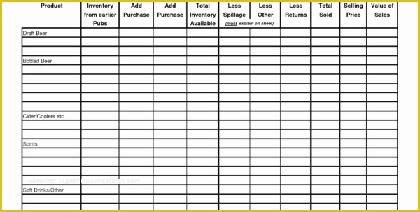Free Liquor Inventory Template Of Liquor Inventory Sheet Excel Unique Spreadsheet Bar I Free