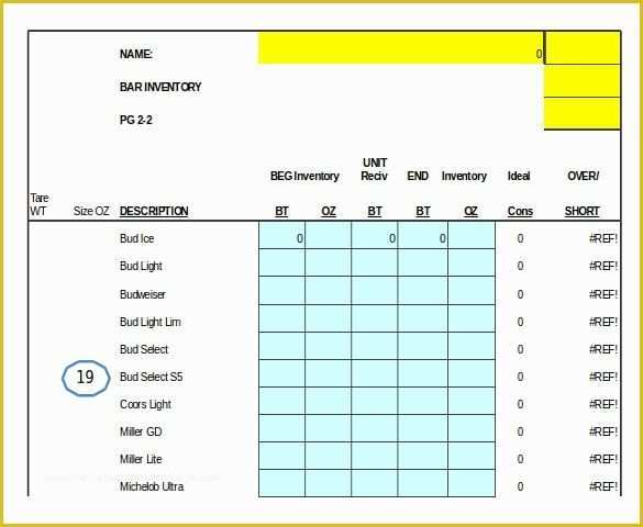 Free Liquor Website Templates Of 15 Bar Inventory Templates – Free Sample Example format