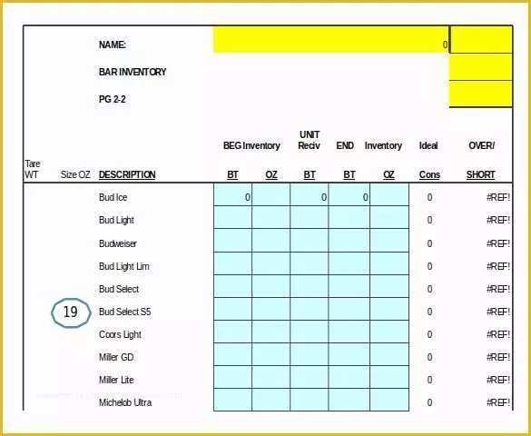 Free Liquor Website Templates Of 15 Bar Inventory Templates – Free Sample Example format
