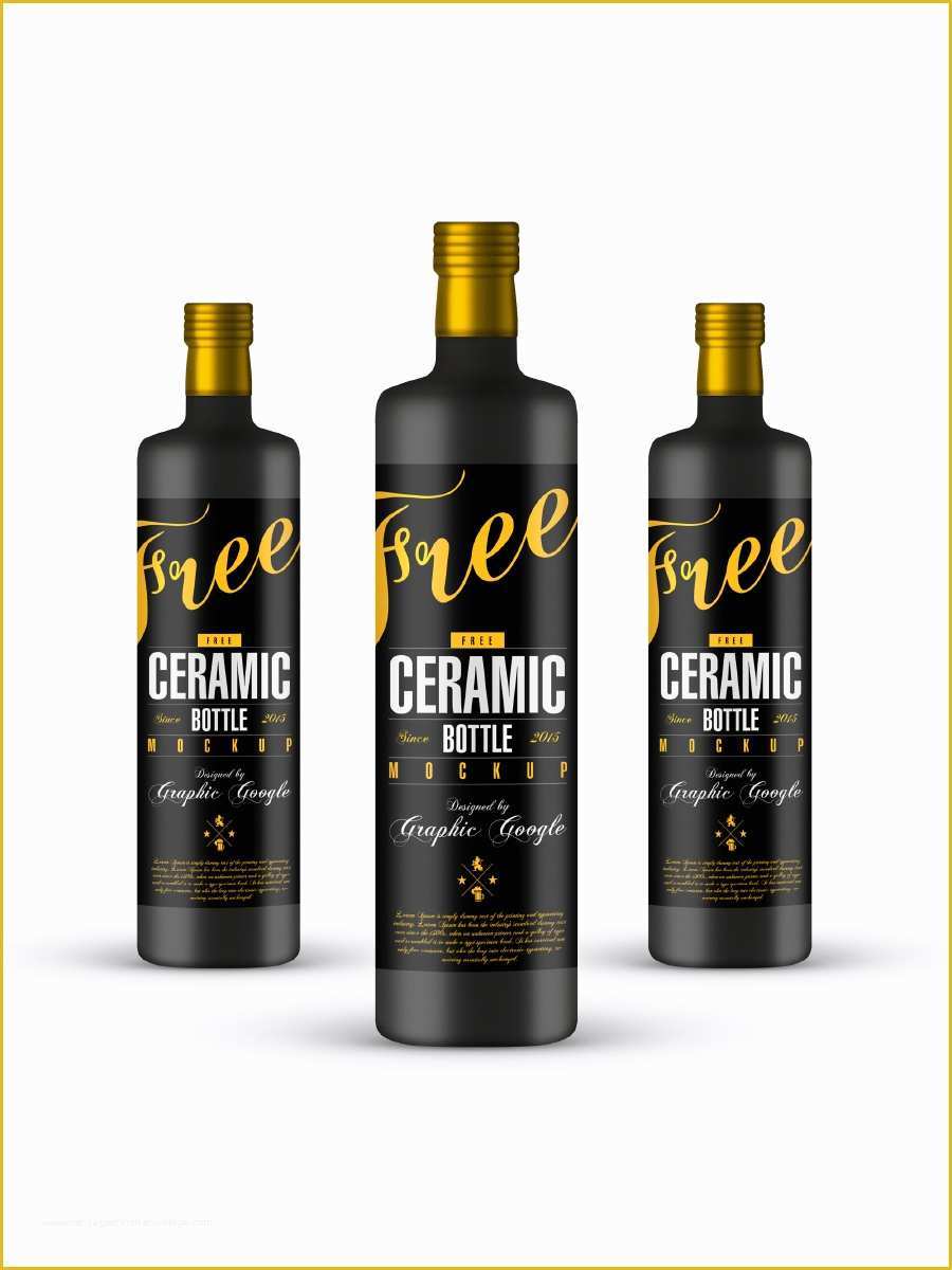 Free Liquor Website Templates Of 35 Best Bottle Packaging Psd Mockup Templates