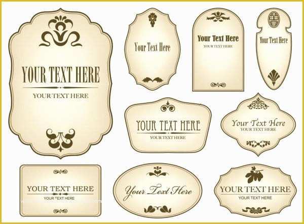 Free Liquor Website Templates Of Free Decorative Label Templates