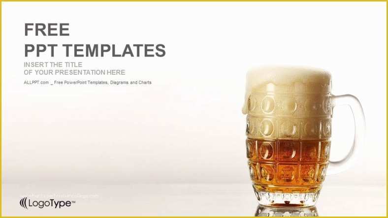 Free Liquor Website Templates Of Mug Bear Food Powerpoint Templates