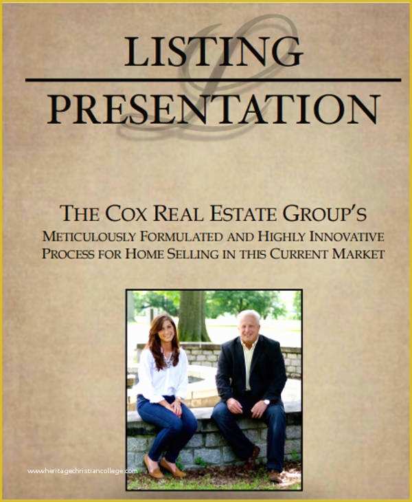 Free Listing Presentation Template Of 7 Real Estate Presentation Templates