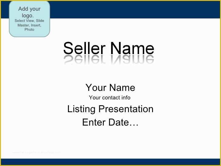 Free Listing Presentation Template Of Agent Listing Presentation Template 2010