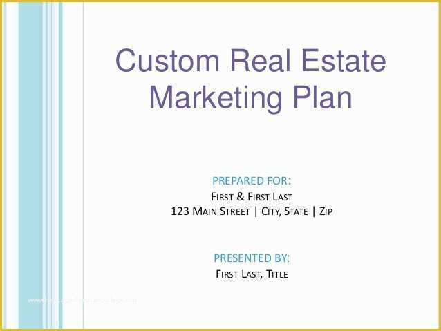 Free Listing Presentation Template Of Listing Presentation Template