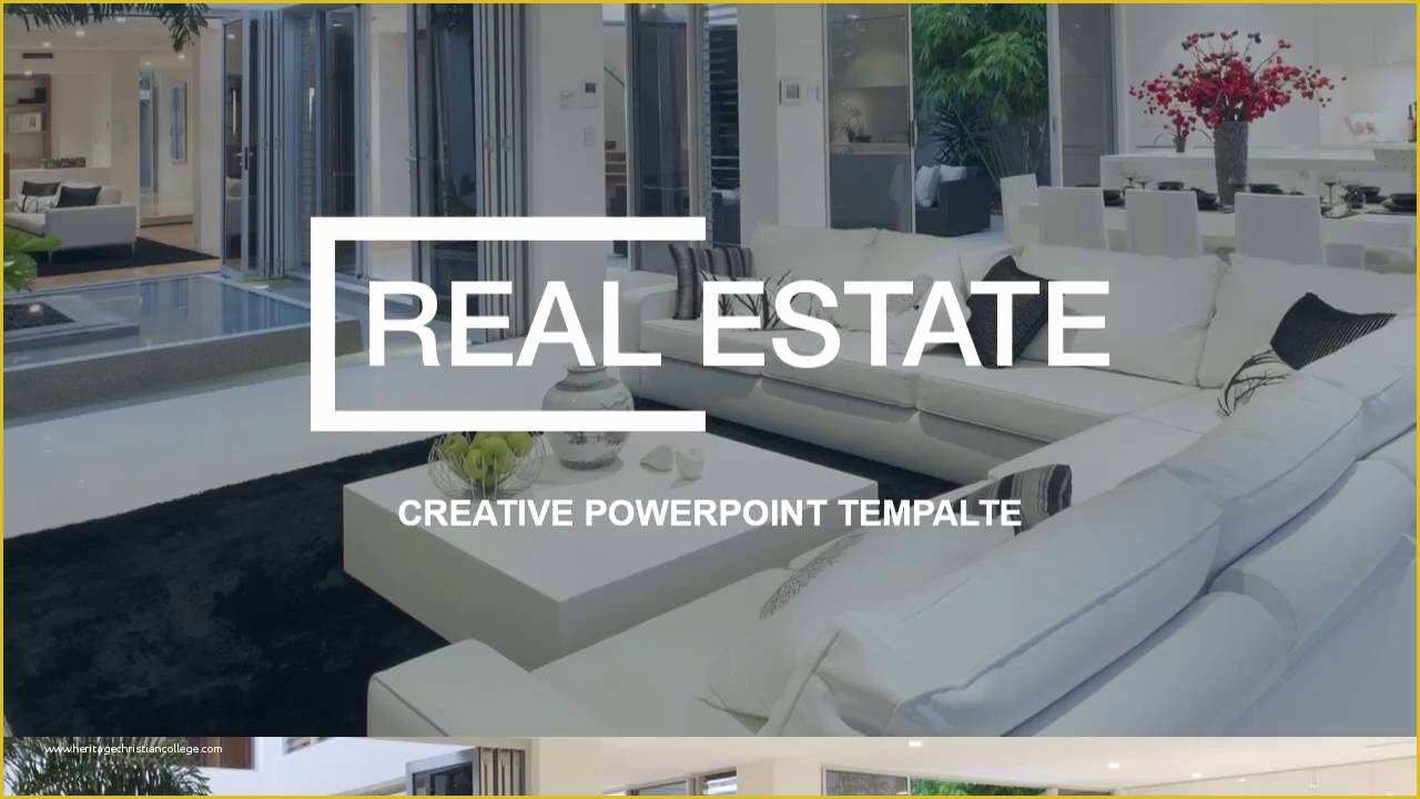 Free Listing Presentation Template Of Real Estate Powerpoint Presentation Template