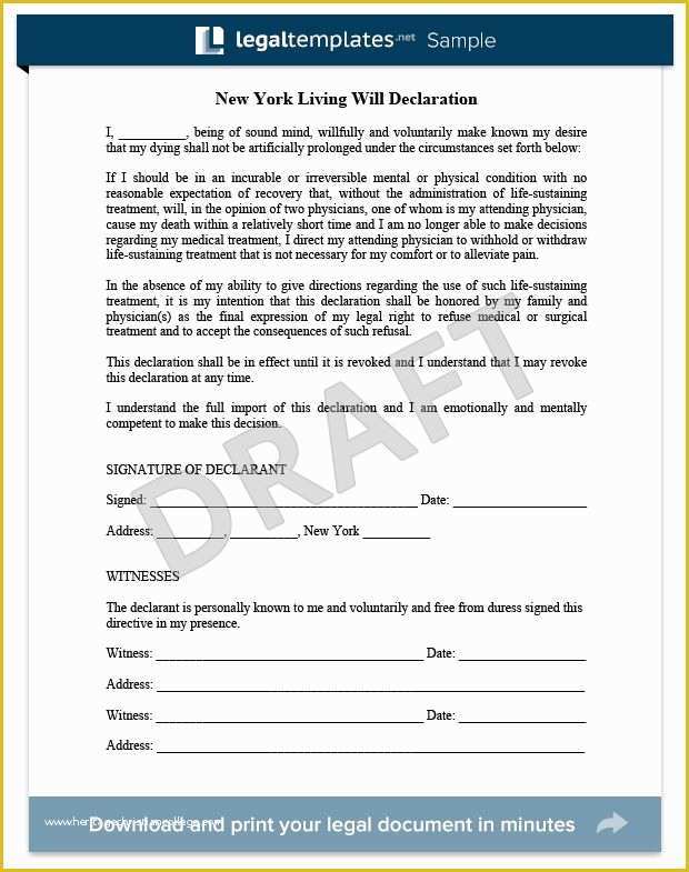 Best Free Will Template California
