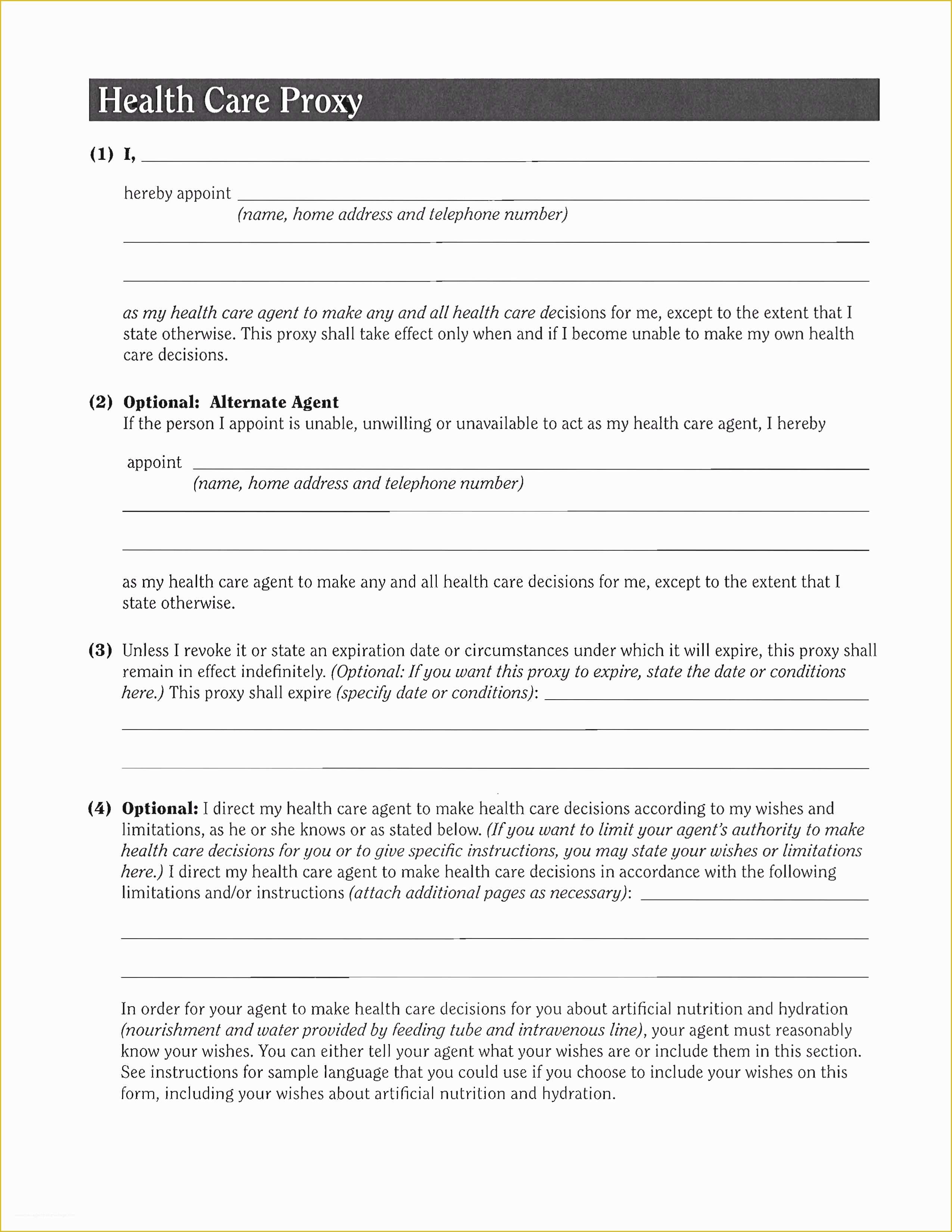 Free Living Will Template Georgia Of Medical Proxy form Design Templates