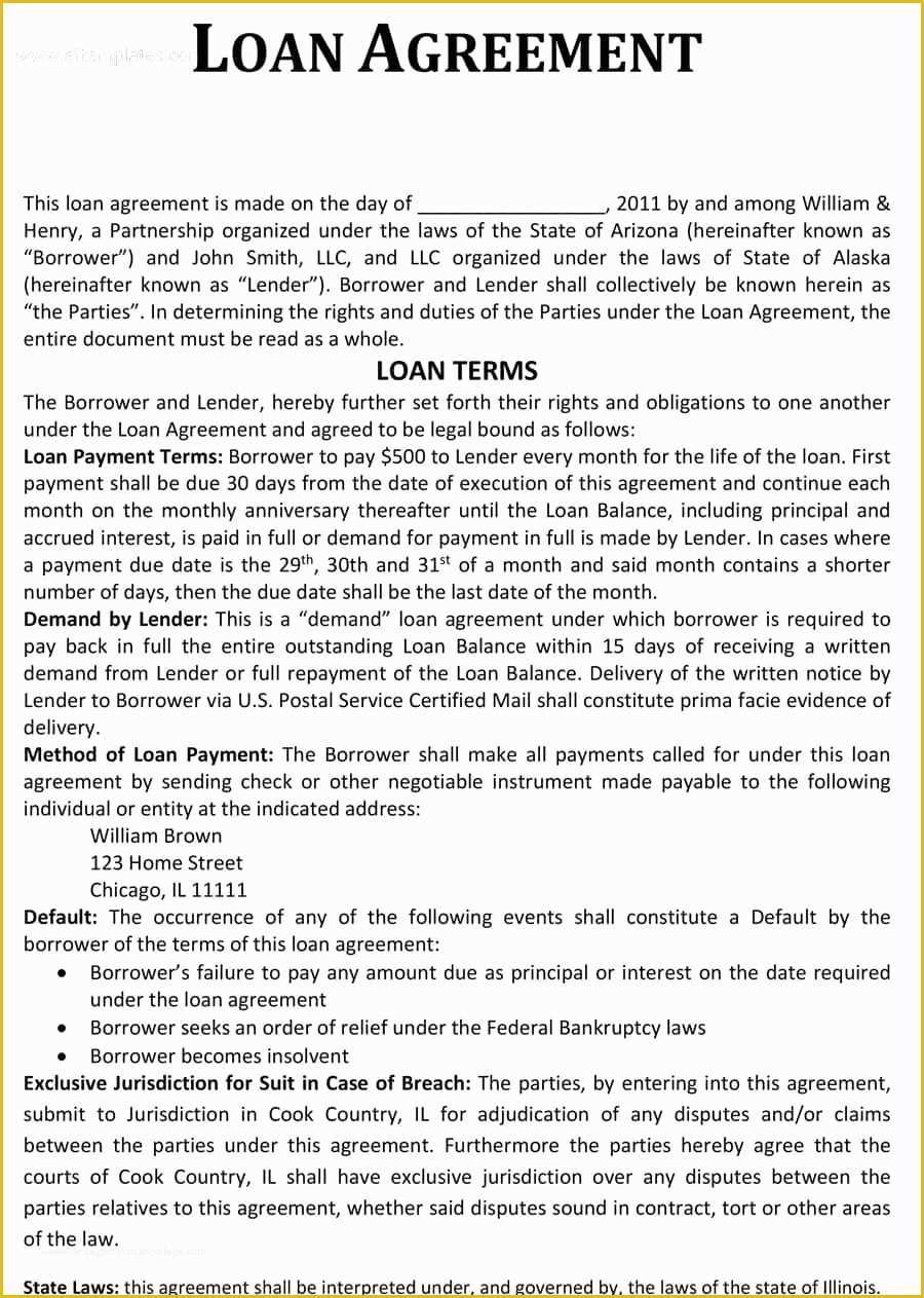 free-loan-agreement-template-of-40-free-loan-agreement-templates-word-pdf-template-lab