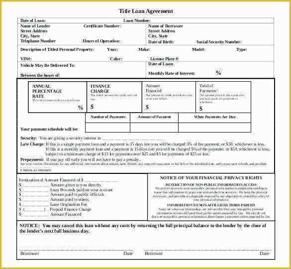 Free Loan Agreement Template Uk Of Loan Agreement Template Uk