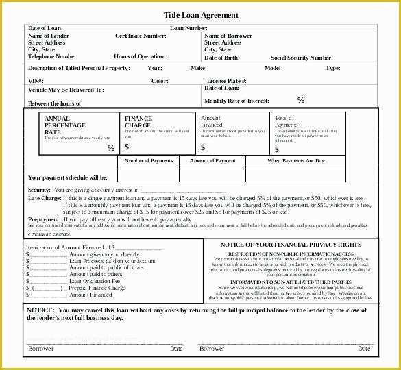 Free Loan Agreement Template Uk Of Loan Agreement Template Uk