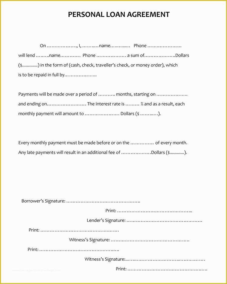 Free Loan Agreement Template Uk Of Loan Agreement Templates Samples Write Perfect Agreements