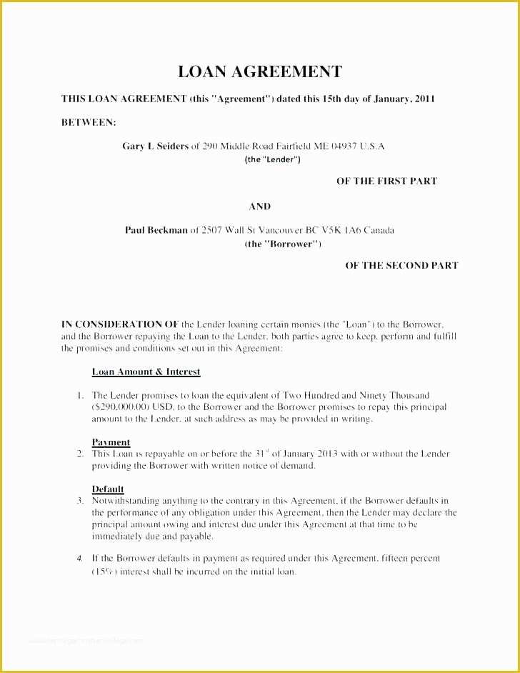 Free Loan Agreement Template Uk Of Loan Document Template – Idmanado