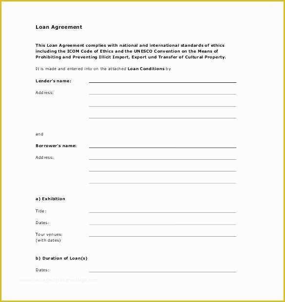 Free Loan Agreement Template Uk Of Simple Loan Agreement Template Free – Edunova