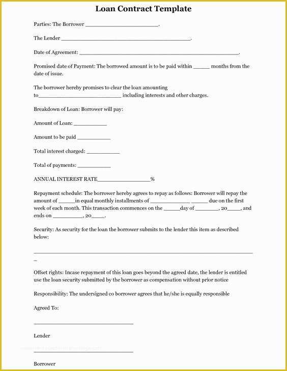 Free Loan Agreement Template Uk Of Simple Personal Loan Agreement Template