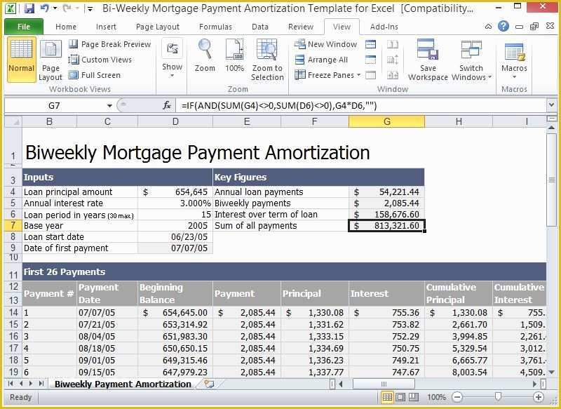 45 Free Loan Amortization Schedule Excel Template