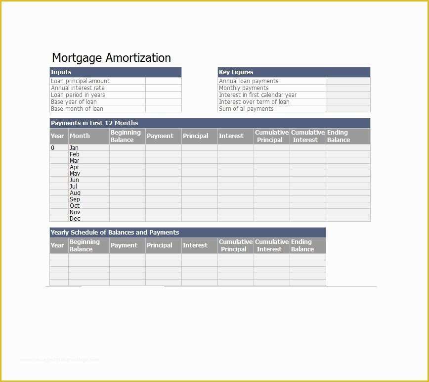 Free Loan Amortization Schedule Excel Template Of Excel Loan Amortization Template Download Ms Excel