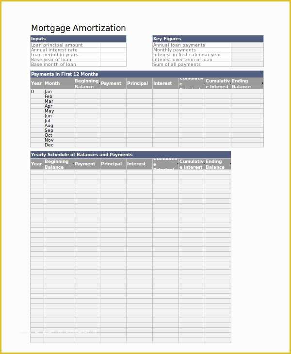 Free Loan Amortization Schedule Excel Template Of Excel Schedule Template 11 Free Pdf Word Download