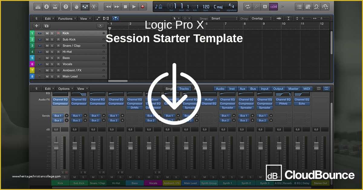 Free Logic X Templates Of Cloudbounce Instant Audio Mastering Just Hear It