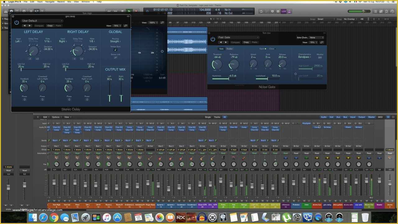 Free Logic X Templates Of Templates Mix Per Logic Pro X Introduzione