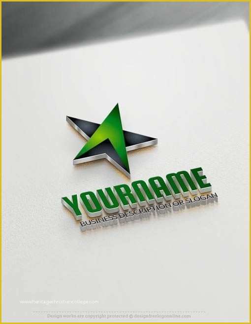 Free Logo Creator Templates Of 3d Logo Create A Logo Line with Our Free Logo Maker