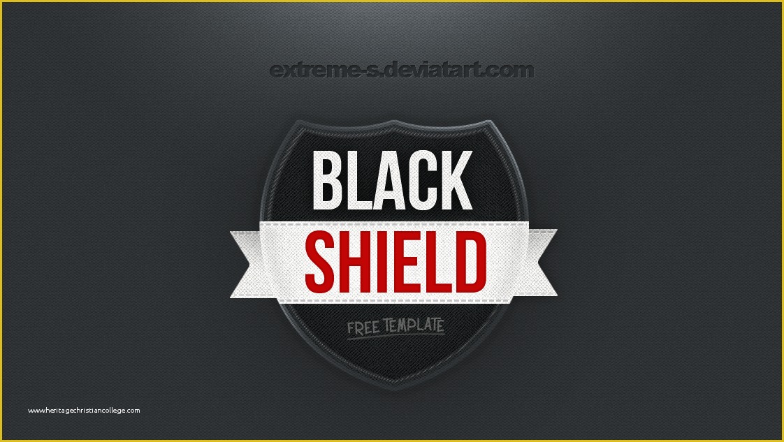 Free Logo Templates Download Of Black Shield Logo Template [psd] by Extreme S On Deviantart