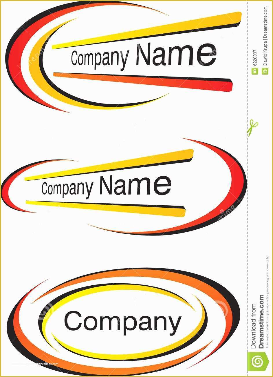 Free Logo Templates Download Of Corporate Logo Templates Stock Vector Illustration Of