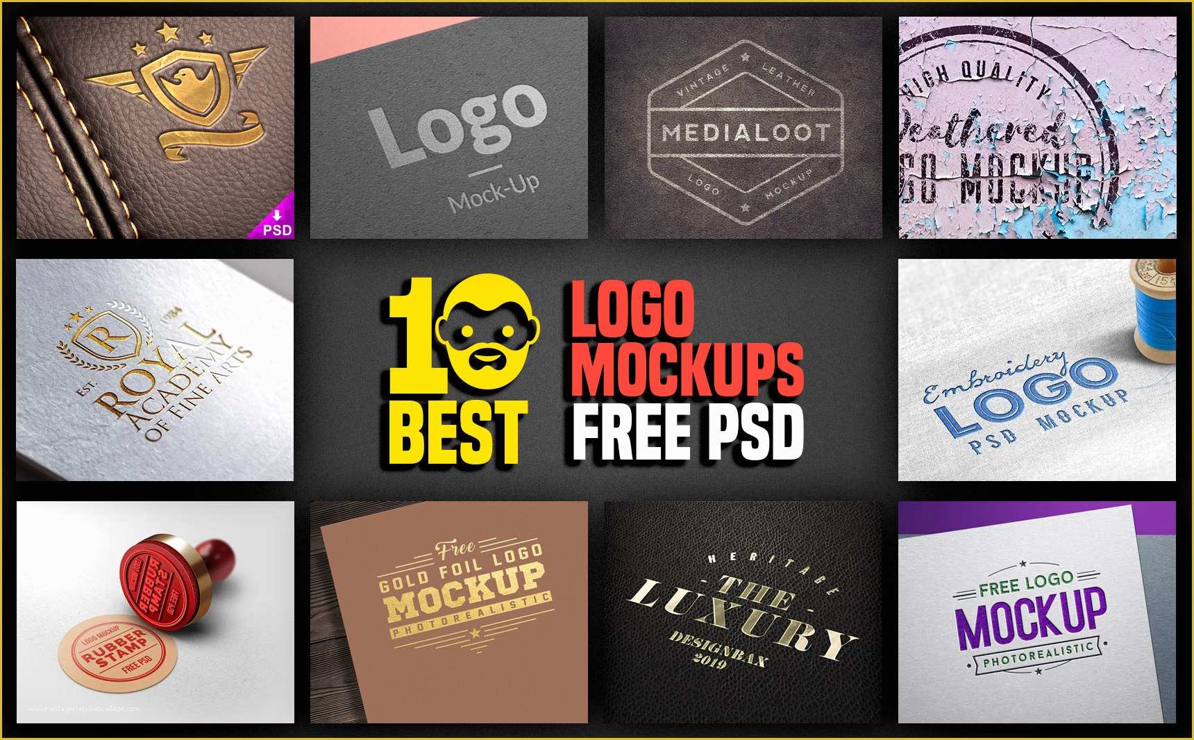 Free Logo Templates Psd Of Free Logo Mockup Psd Templates for Designer – Psddaddy