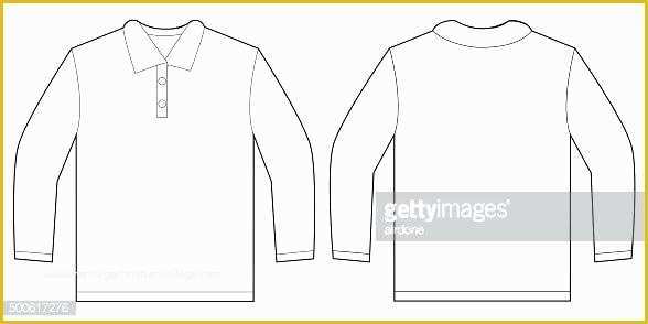 Free Long Sleeve Shirt Template Of Hot Y Polo Shirt with Sublimation T Template for La S