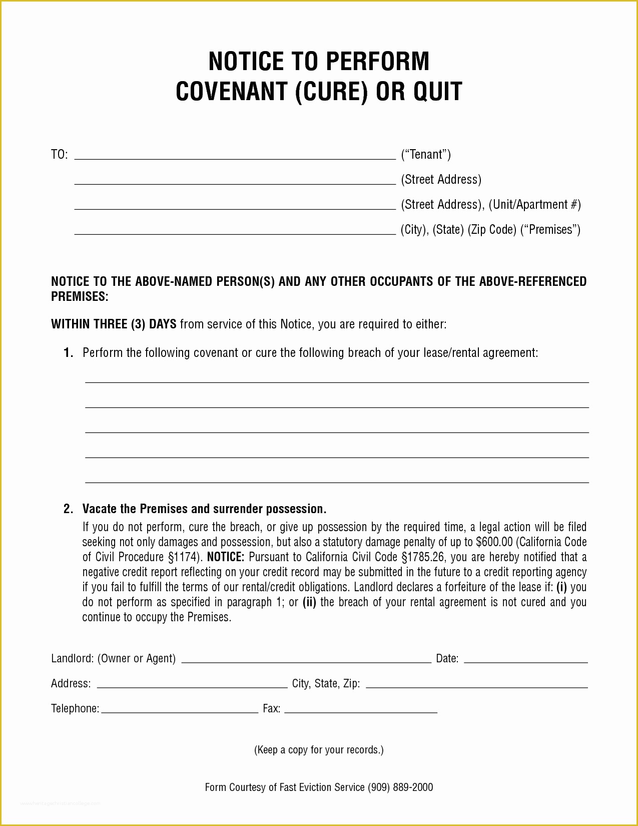 Free Louisiana Eviction Notice Template Of Blank Eviction Notice Mughals