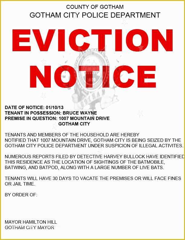 Free Louisiana Eviction Notice Template Of Eviction Notice