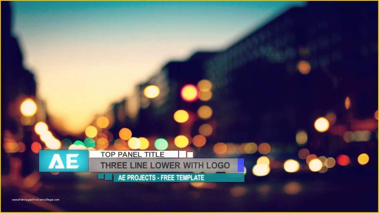 Free Lower Thirds Templates after Effects Of Adobe after Effects Lower Third 6 Free Template