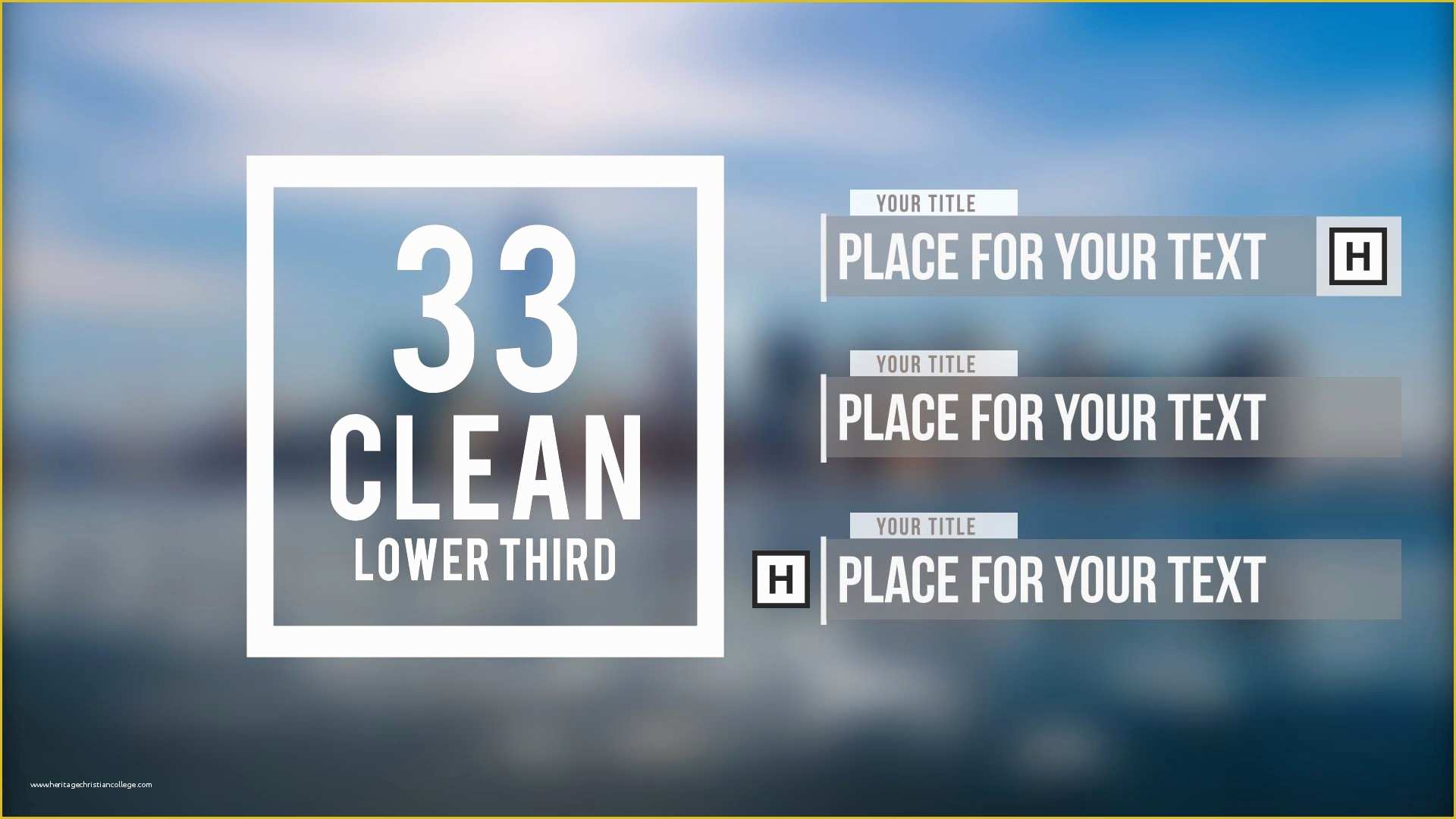 Free Lower Thirds Templates after Effects Of after Effects Lower Thirds Templates with Free Lower