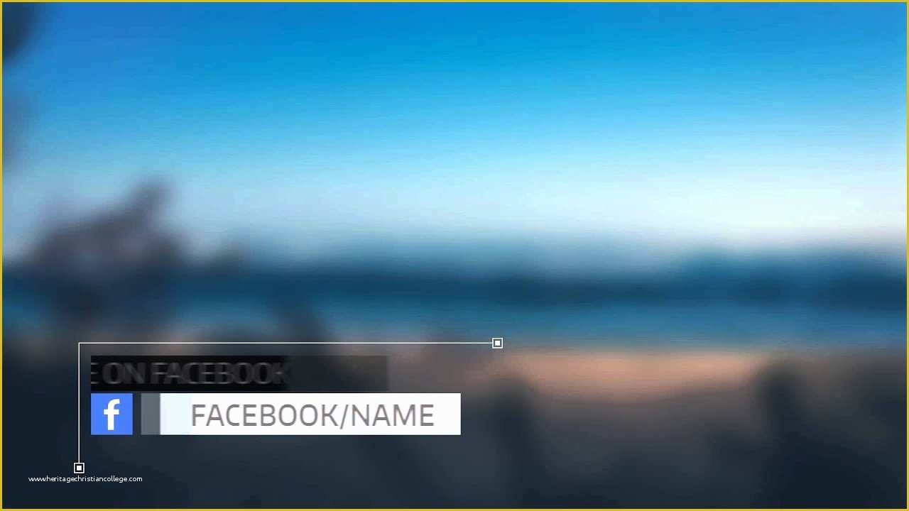 Free Lower Thirds Templates after Effects Of Clean social Media Lower Thirds after Effects Template