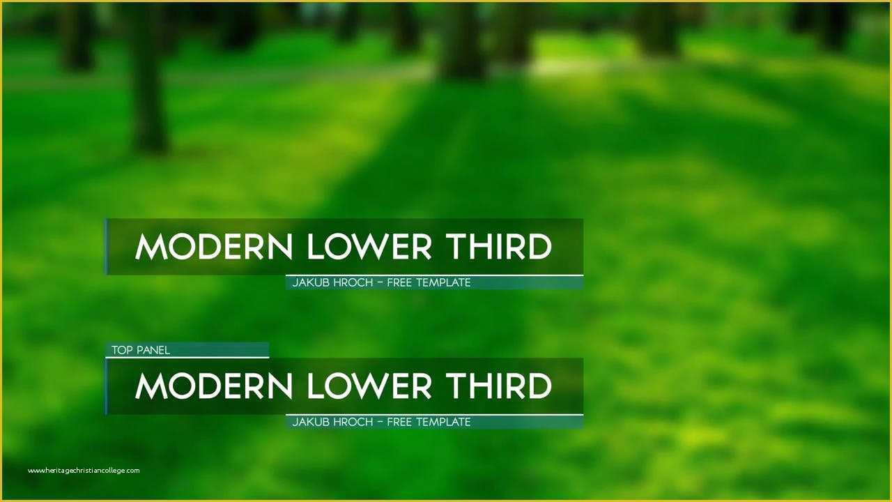 Free Lower Thirds Templates after Effects Of Download 8 Free Lower Thirds Templates and Projects