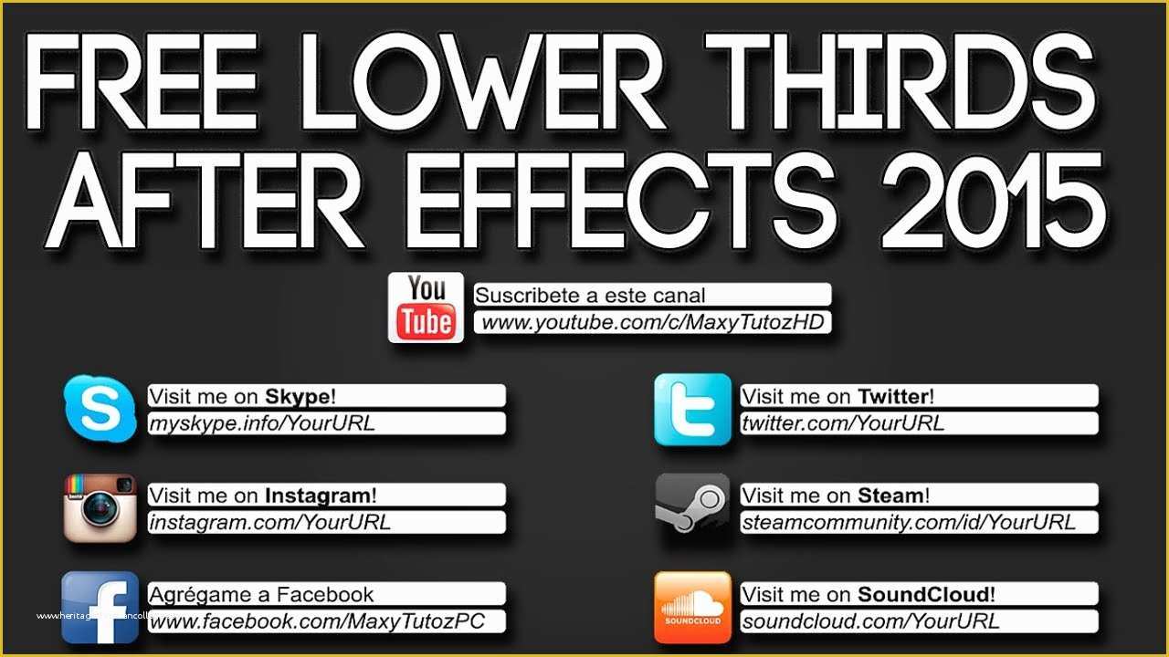 Free Lower Thirds Templates after Effects Of Free Lower Thirds Template after Effects 2017│banners