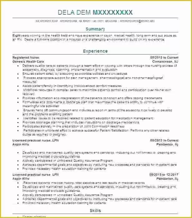 Free Lpn Resume Template Download Of 12 Awesome Free Lpn Resume Template Download Stock