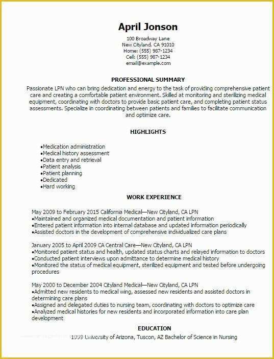 Free Lpn Resume Template Download Of Lpn Resume Objectives Resume Objective Resume Objective