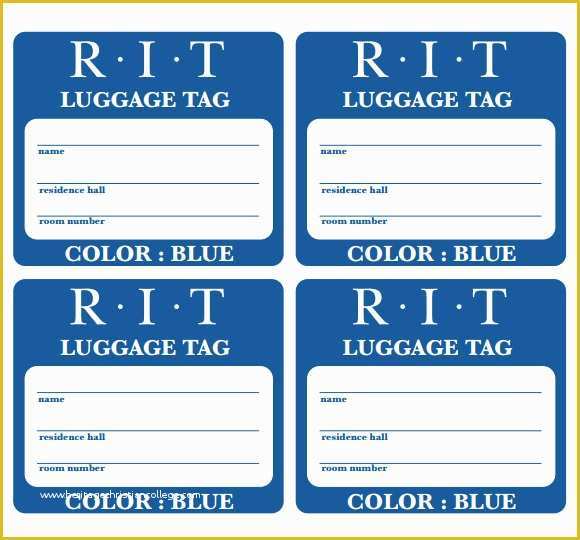 Free Luggage Tag Template Of 29 Luggage Tag Templates for Free Download
