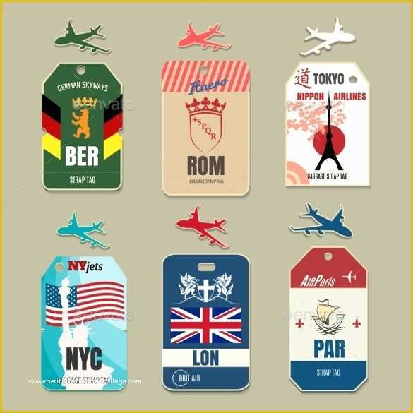 Free Luggage Tag Template Of 29 Luggage Tag Templates for Free Download