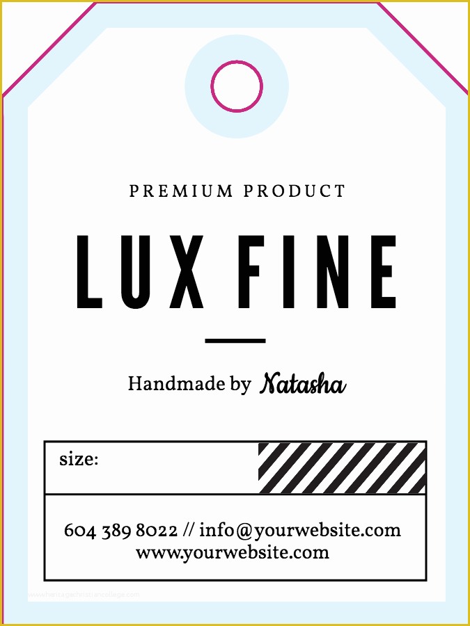Free Luggage Tag Template Of Free Luggage Tags Templates Design Your Luggage Tags