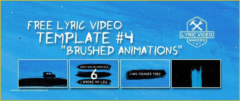 Free Lyric Video Template after Effects Of Ed Sheeran "castle the Hill" Lyric Video Maker Template