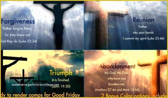 Free Lyric Video Template after Effects Of Holy Week and Easter Specials 15 Worship after Effects